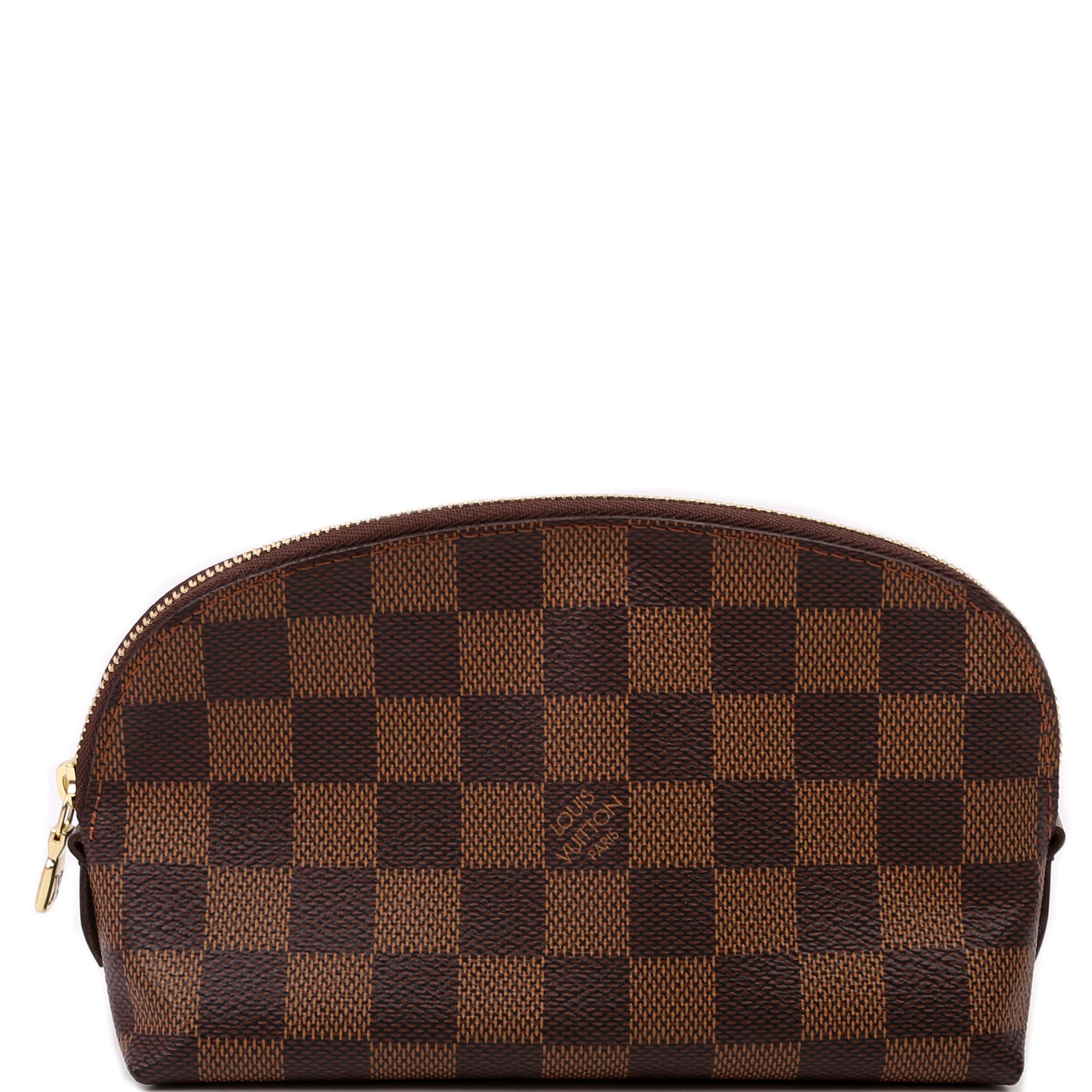 Louis Vuitton Cosmetic Pouch PM Damier Ebene