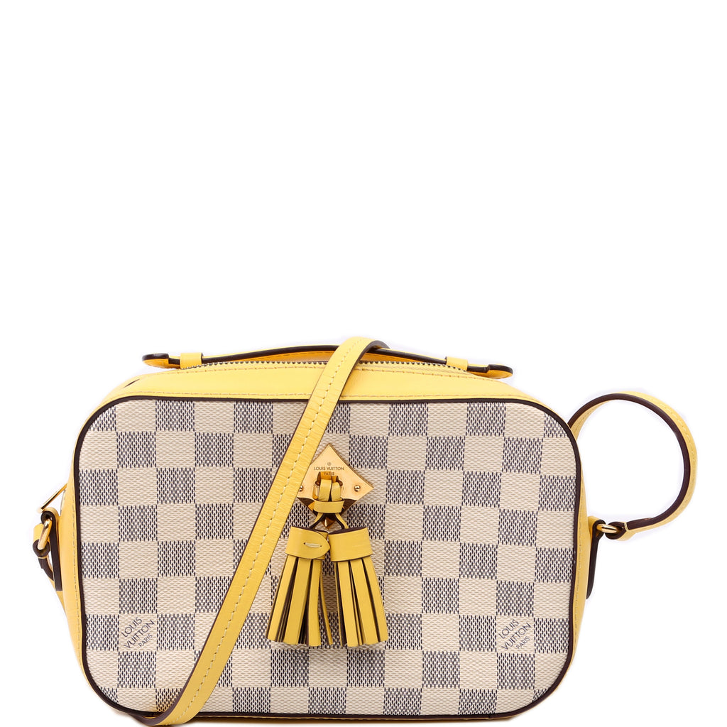 Louis Vuitton Saintonge Damier Azur Yellow