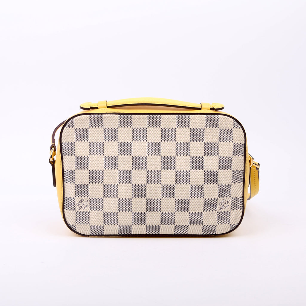 Louis Vuitton Saintonge Damier Azur Yellow