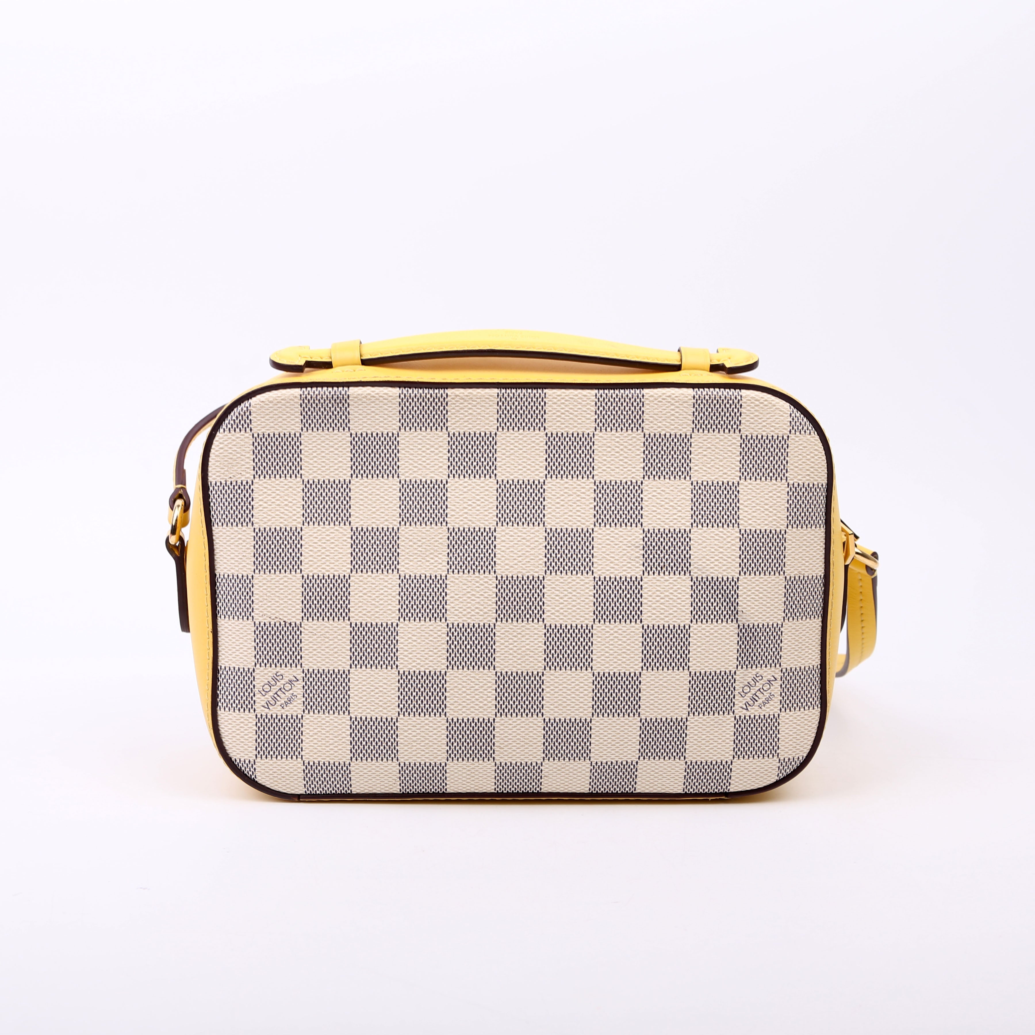 Louis Vuitton Saintonge Damier Azur Yellow
