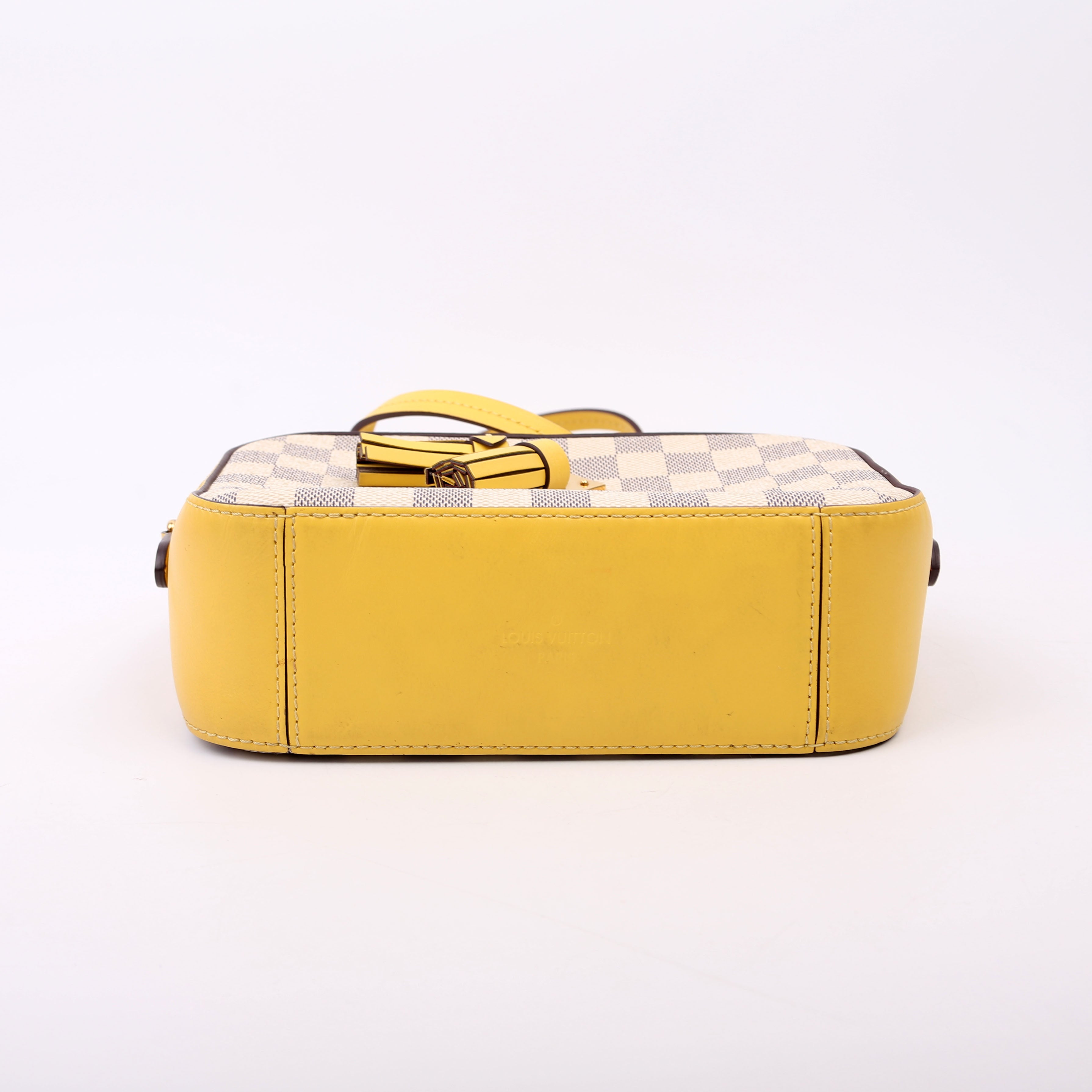 Louis Vuitton Saintonge Damier Azur Yellow