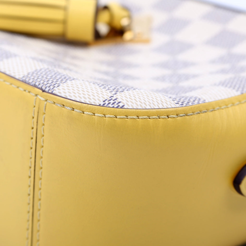 Louis Vuitton Saintonge Damier Azur Yellow