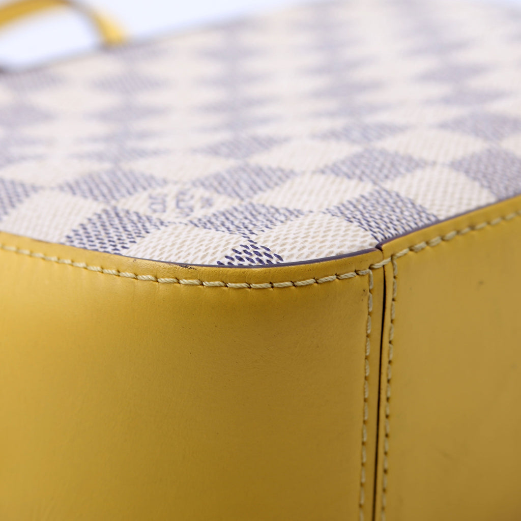 Louis Vuitton Saintonge Damier Azur Yellow