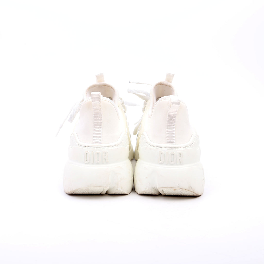 Christian Dior D-Connect Sneakers Size 37.5 White