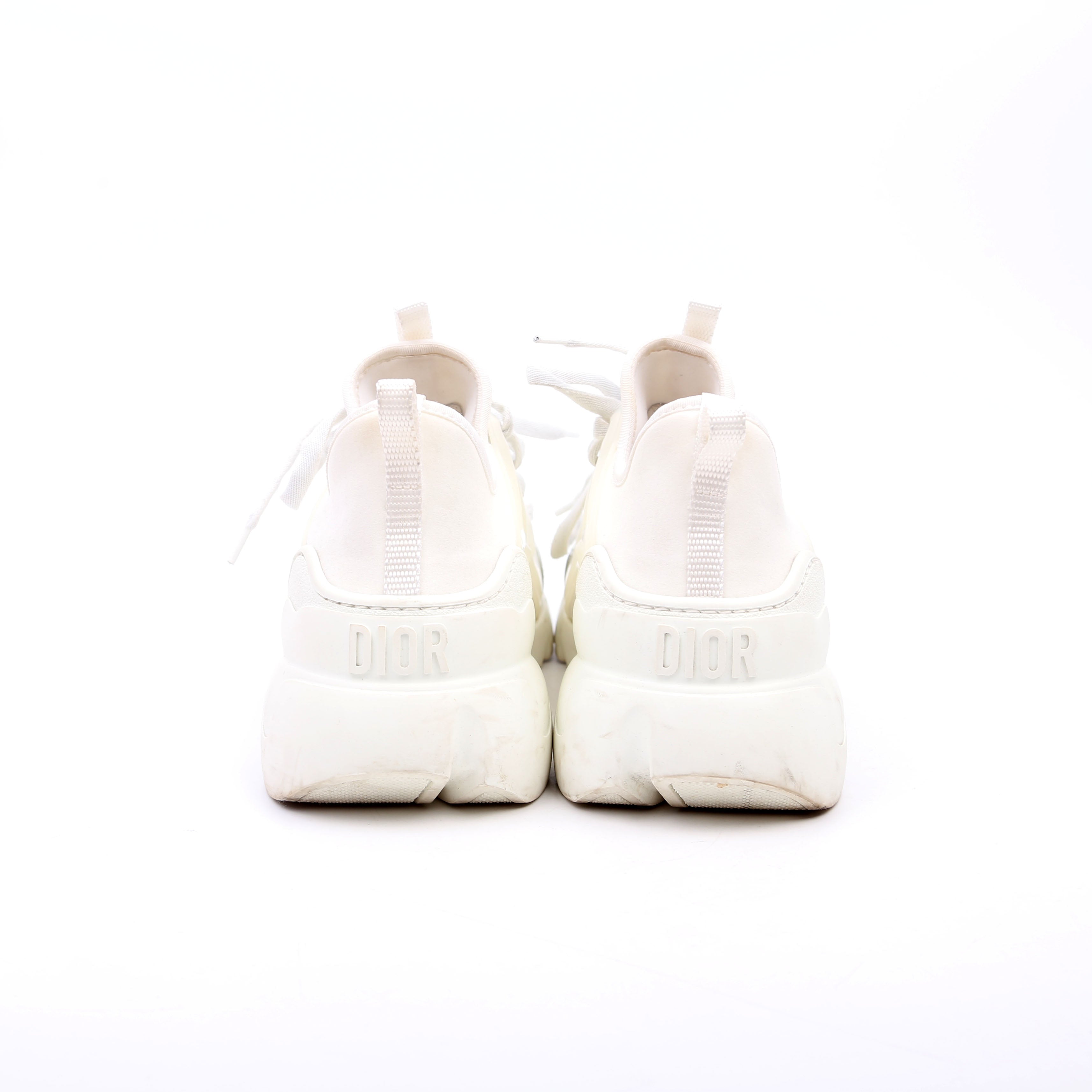 Christian Dior D-Connect Sneakers Size 37.5 White