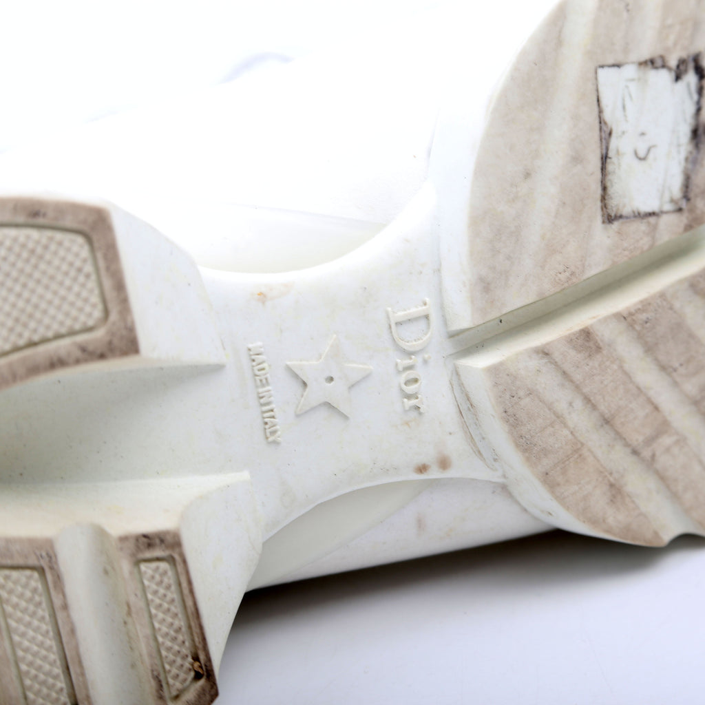 Christian Dior D-Connect Sneakers Size 37.5 White