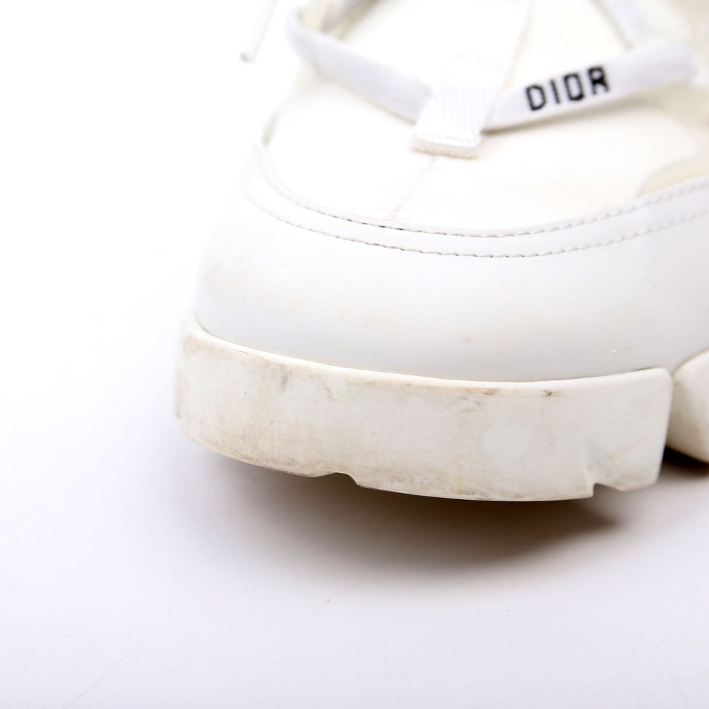 Christian Dior D-Connect Sneakers Size 37.5 White