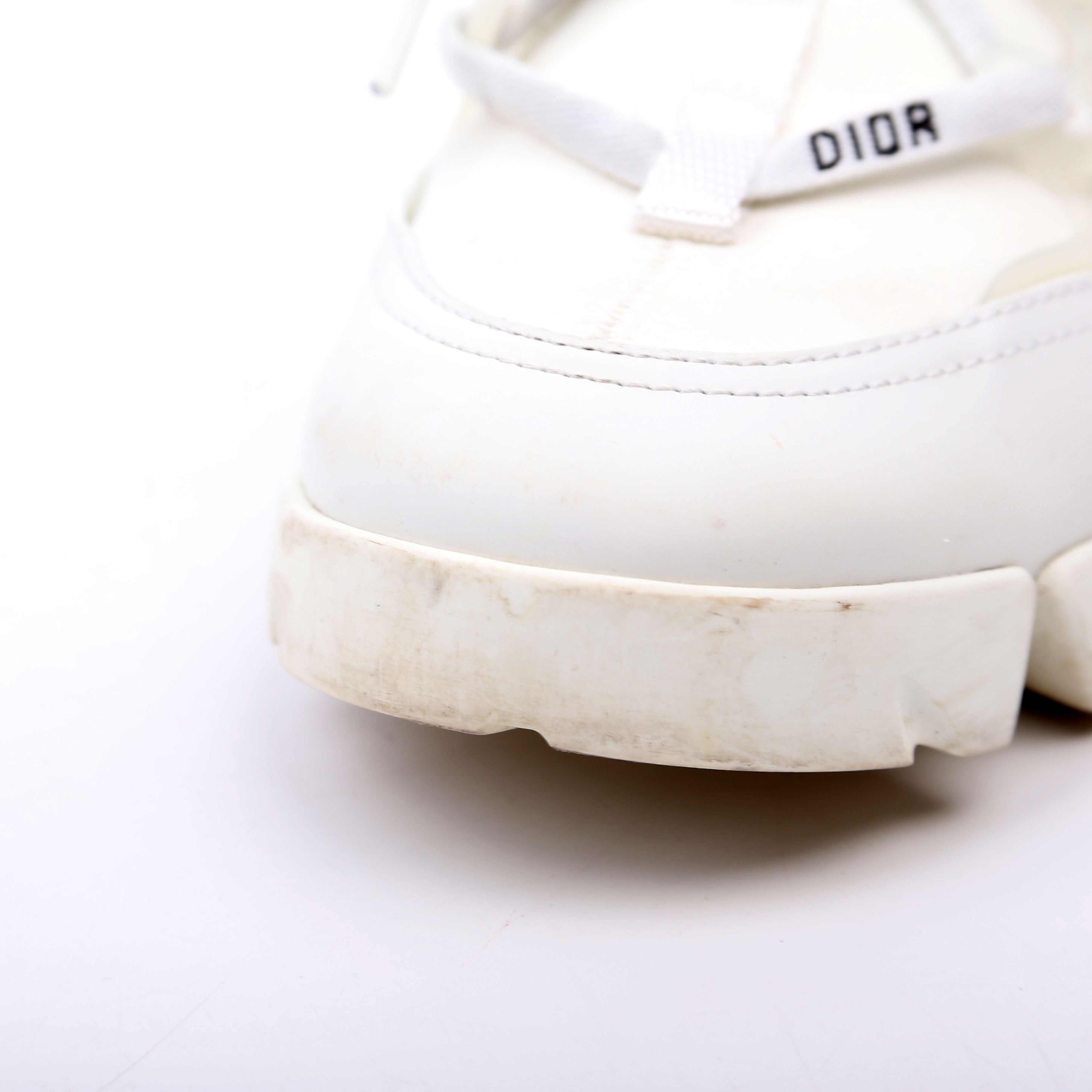 Christian Dior D-Connect Sneakers Size 37.5 White