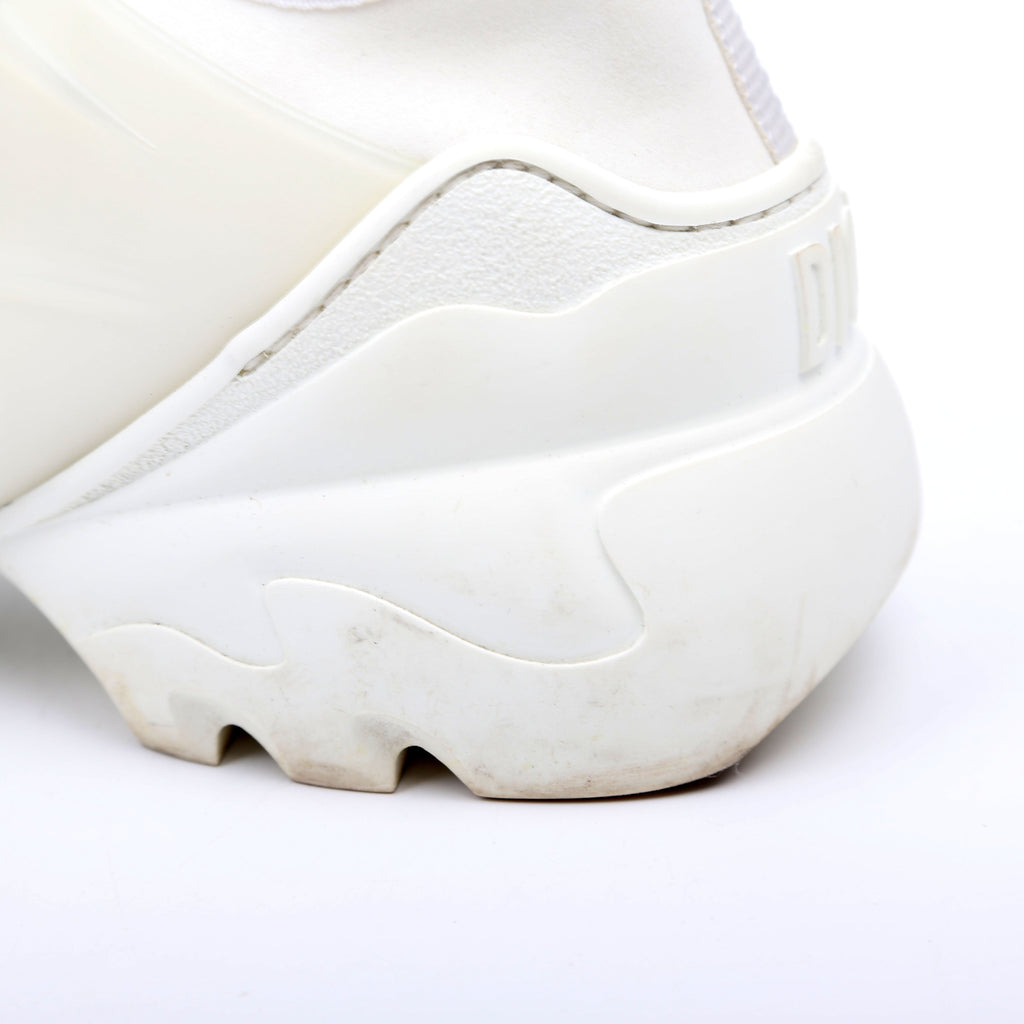 Christian Dior D-Connect Sneakers Size 37.5 White
