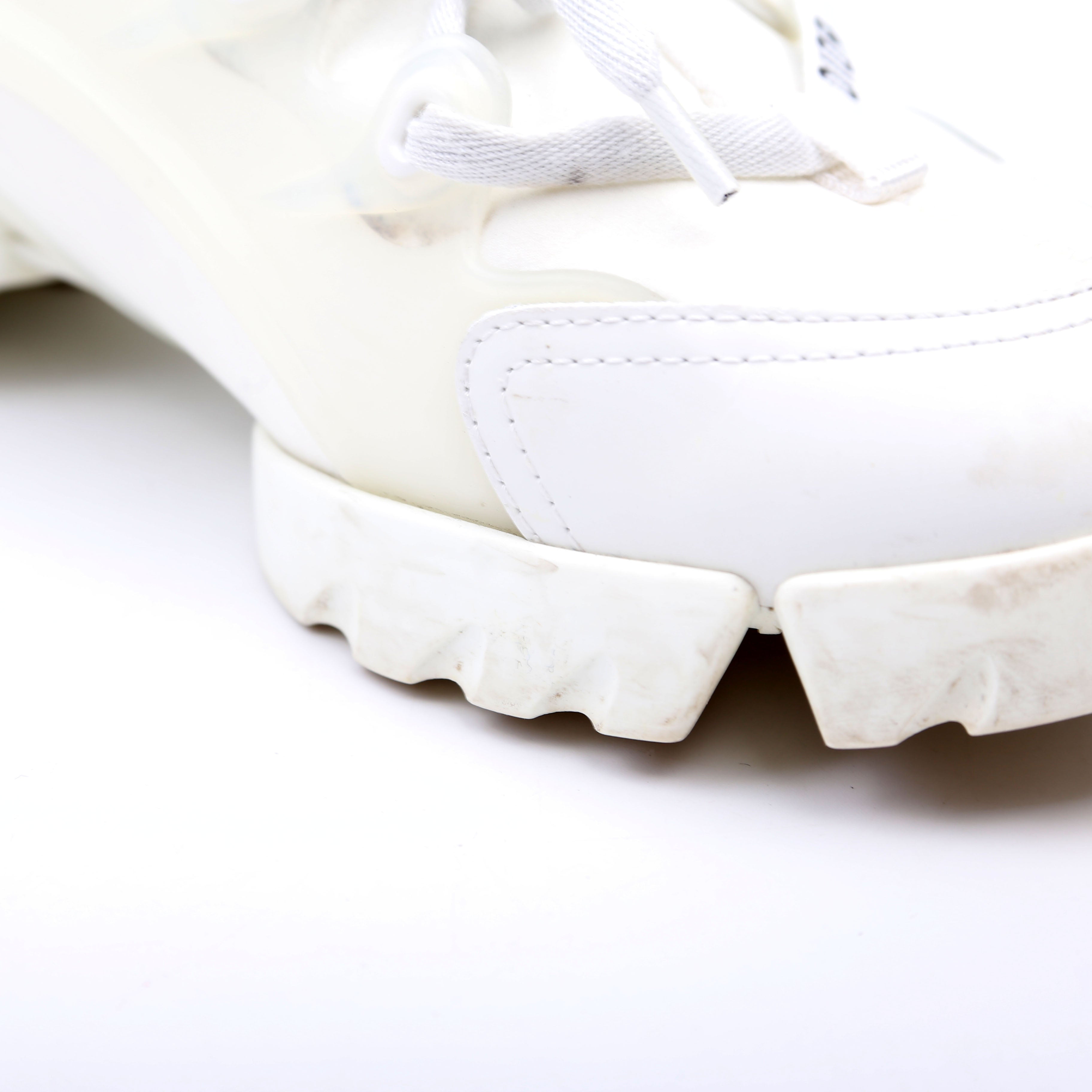 Christian Dior D-Connect Sneakers Size 37.5 White
