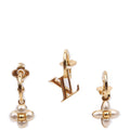 Louis Vuitton Floragram 3-Piece Hoops Earrings