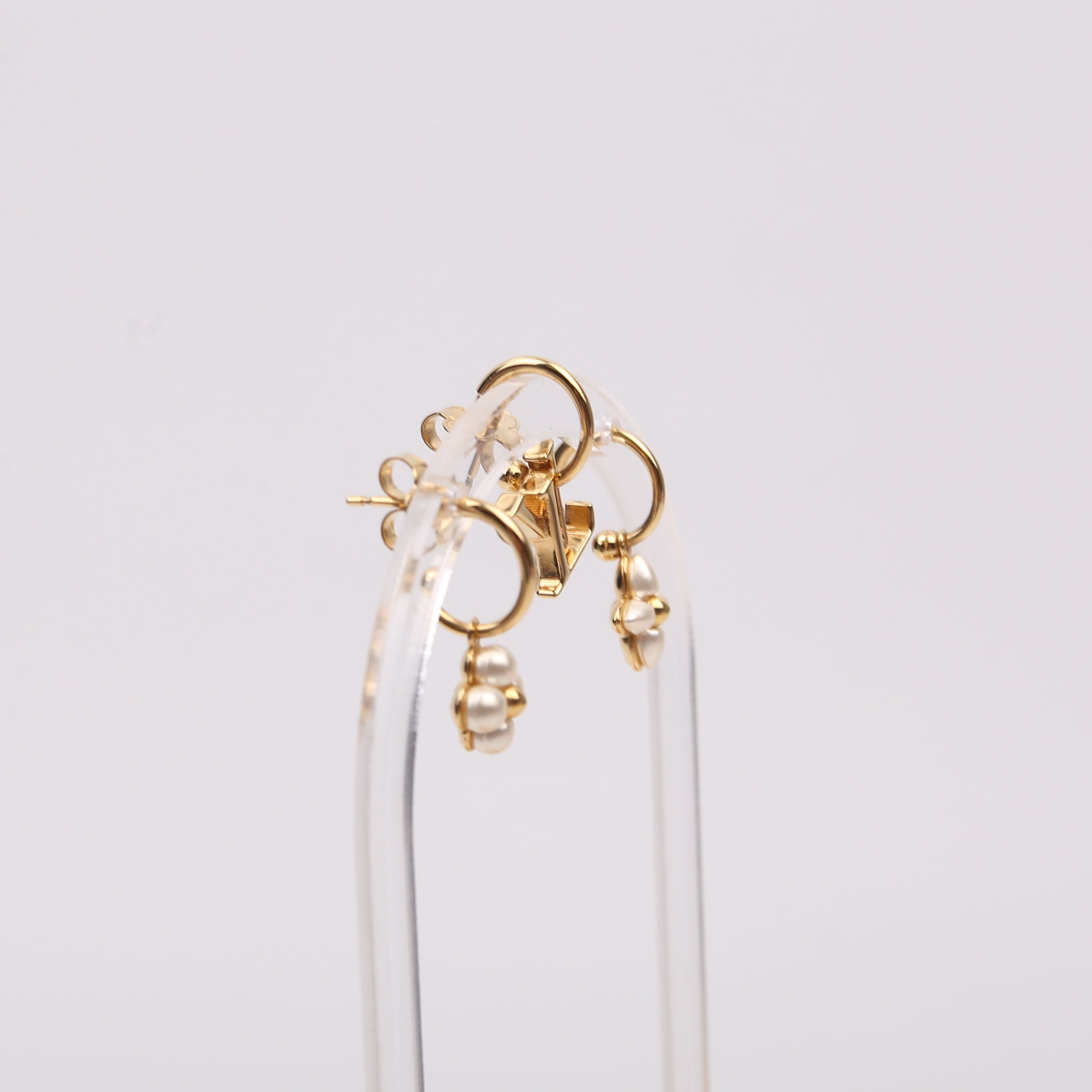 Louis Vuitton Floragram 3-Piece Hoops Earrings