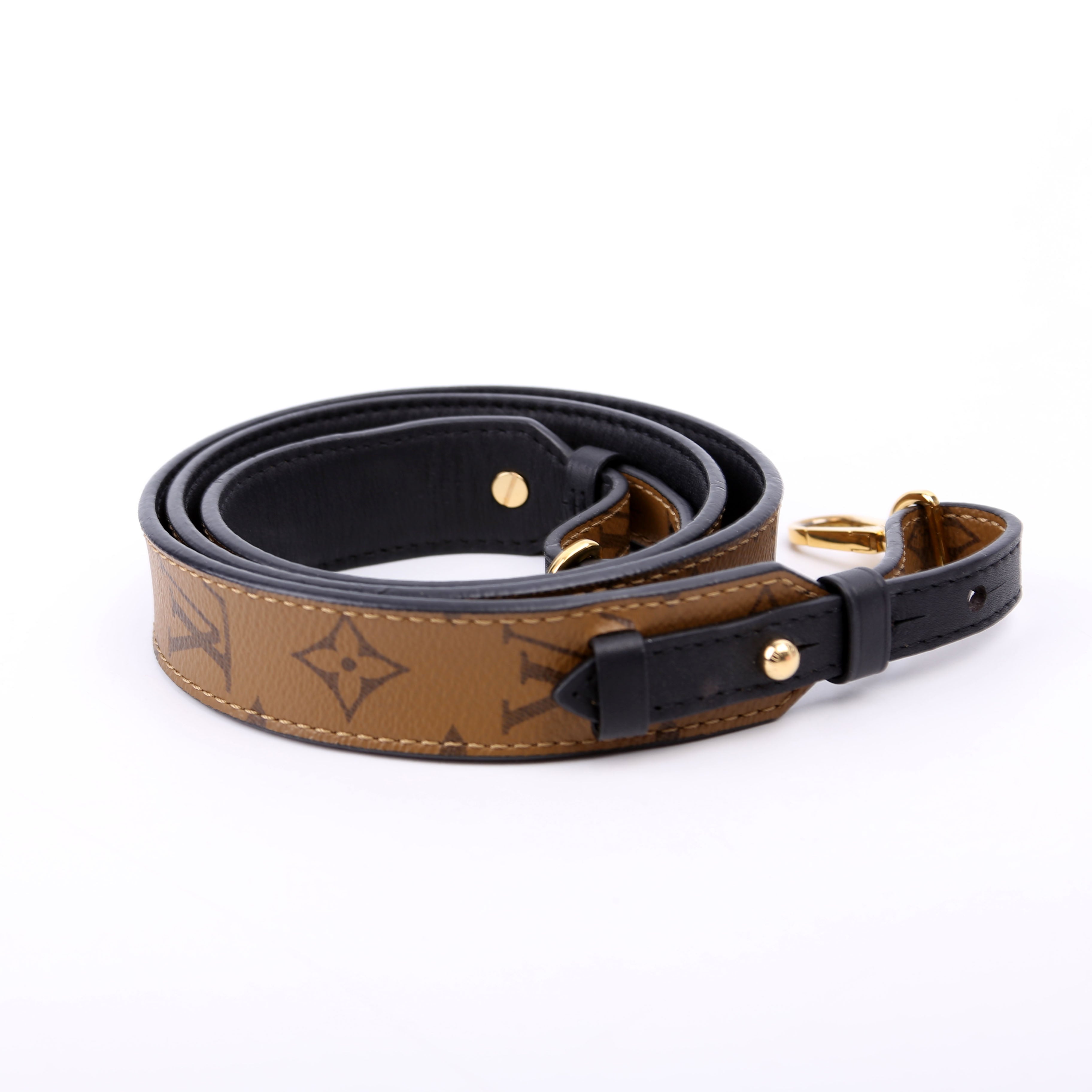 Louis Vuitton Bandouliere XL Reverse Monogram Strap Black