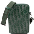 Christian Dior Galaxy World Tour Messenger Perforated Green