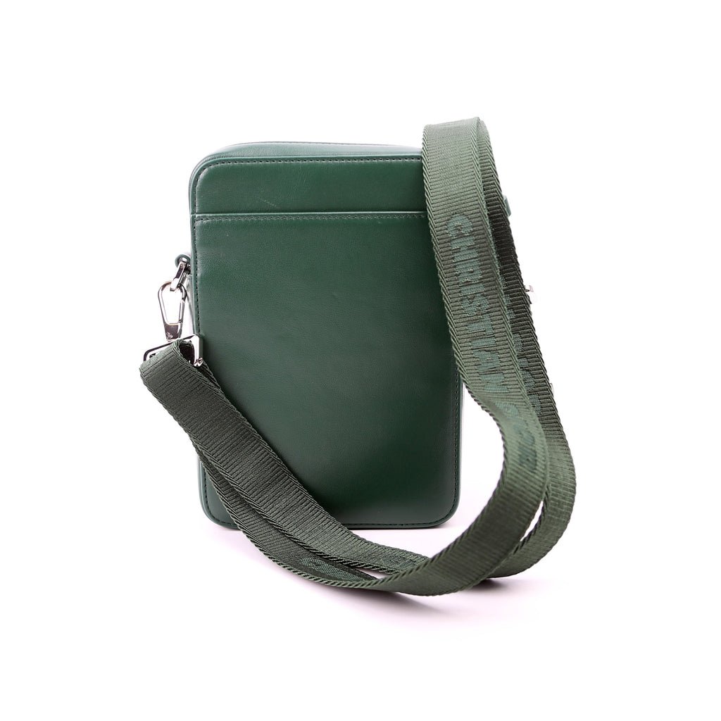 Christian Dior Galaxy World Tour Messenger Perforated Green