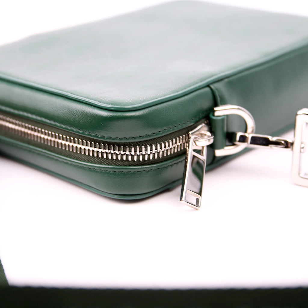 Christian Dior Galaxy World Tour Messenger Perforated Green