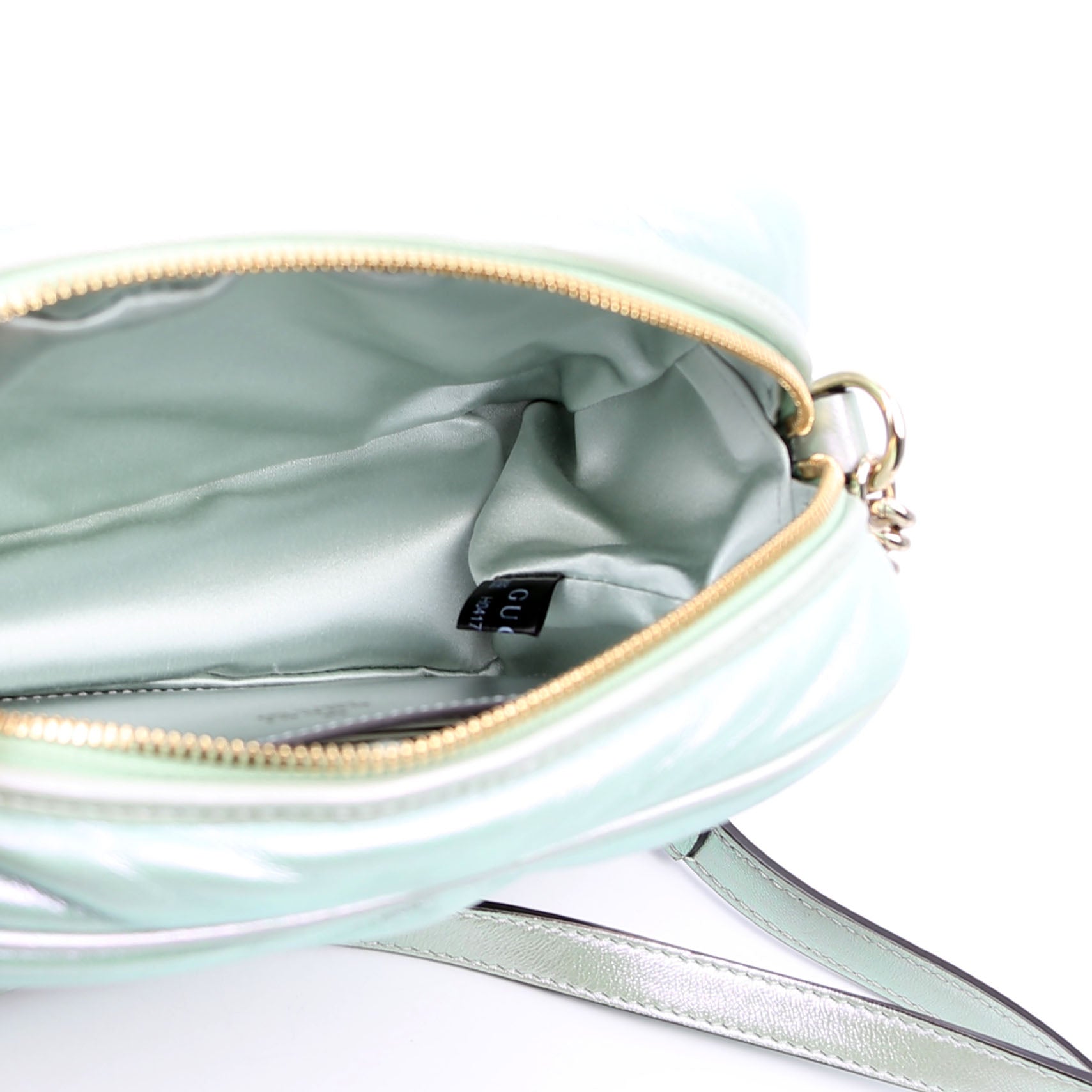 Gucci 447632 Marmont Small Leather Camera Iridescent