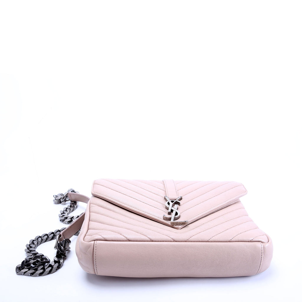Saint Laurent College Bag Medium Taupe
