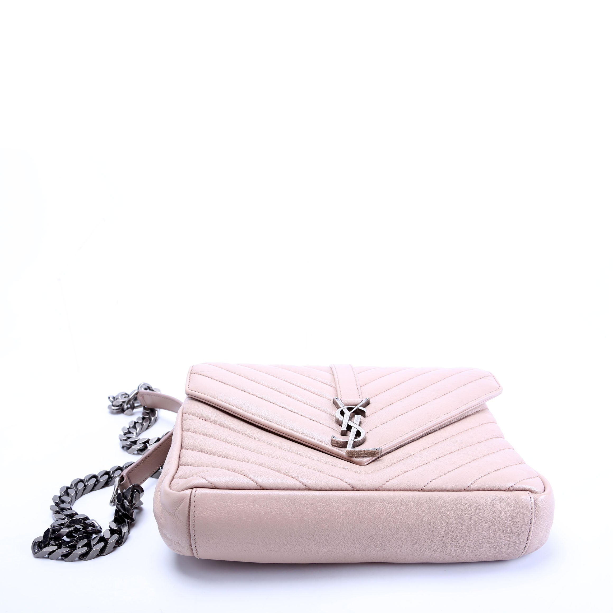 Saint Laurent College Bag Medium Taupe