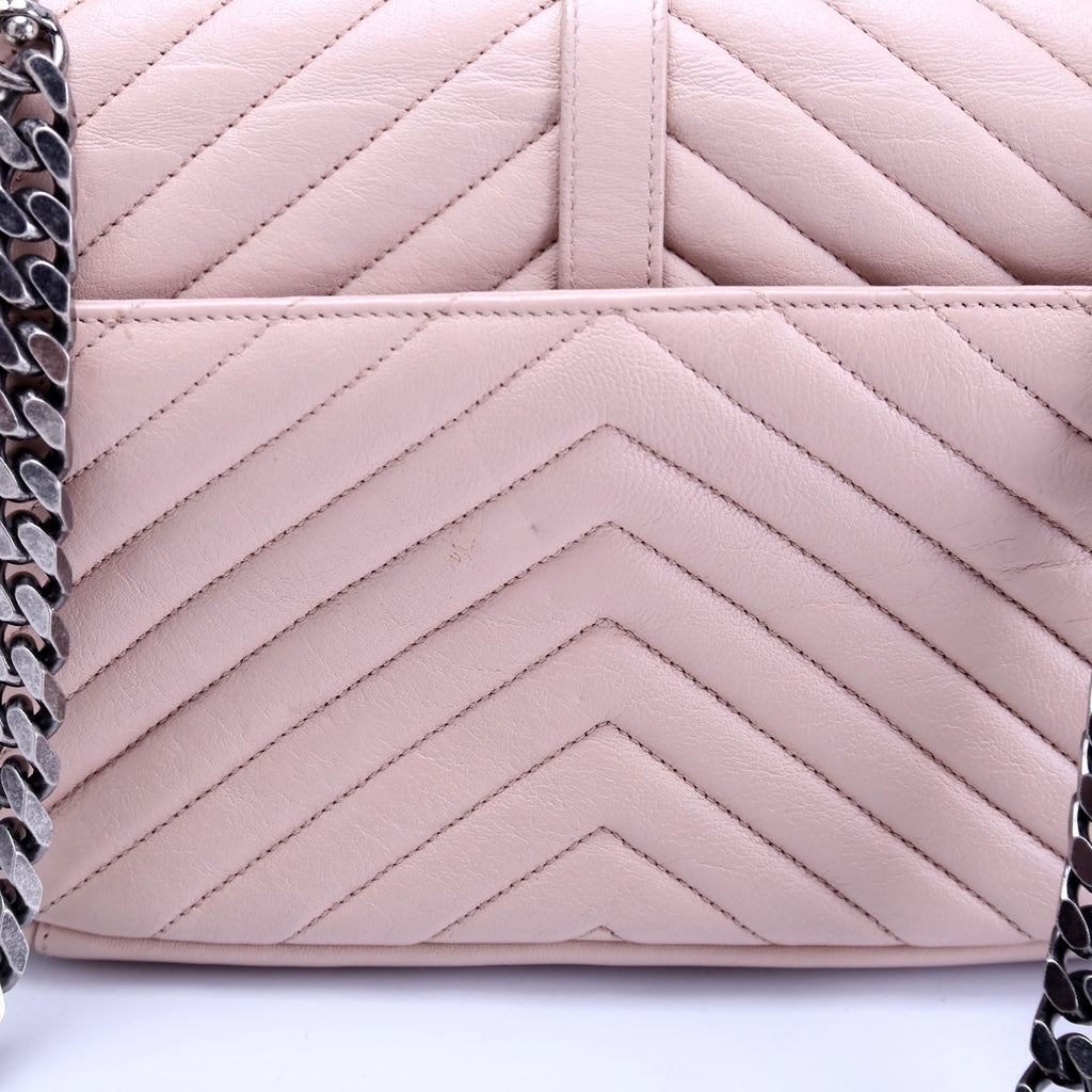 Saint Laurent College Bag Medium Taupe