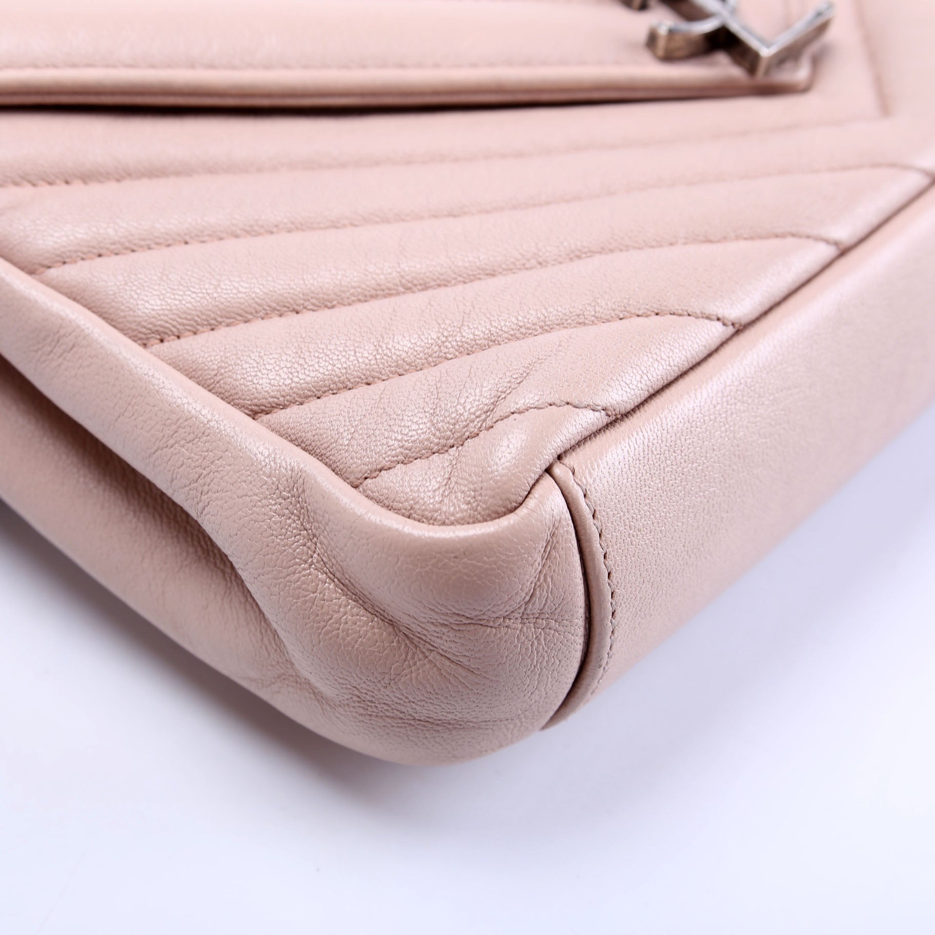 Saint Laurent College Bag Medium Taupe