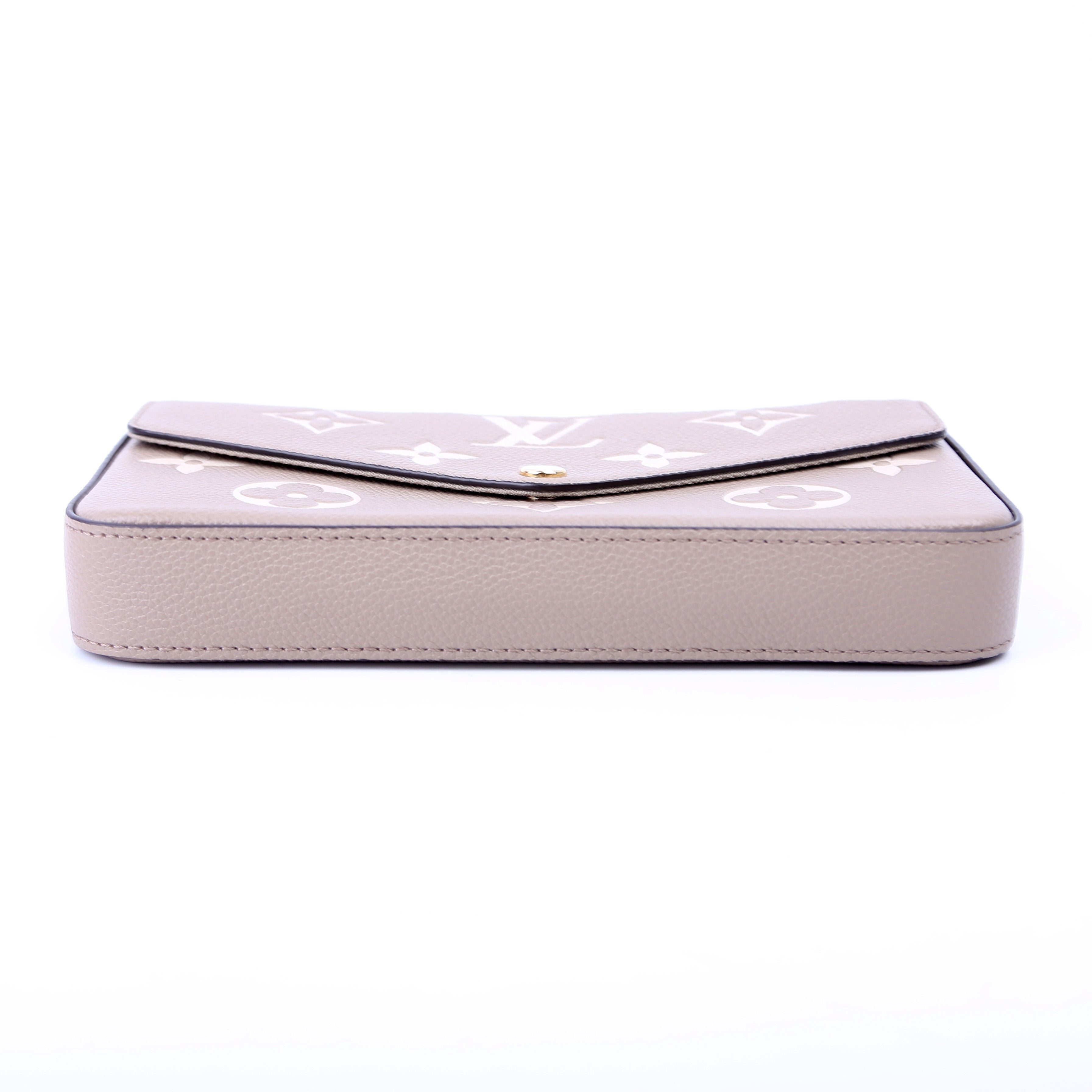 Louis Vuitton Pochette Felicie Bicolor Empreinte Turtledove