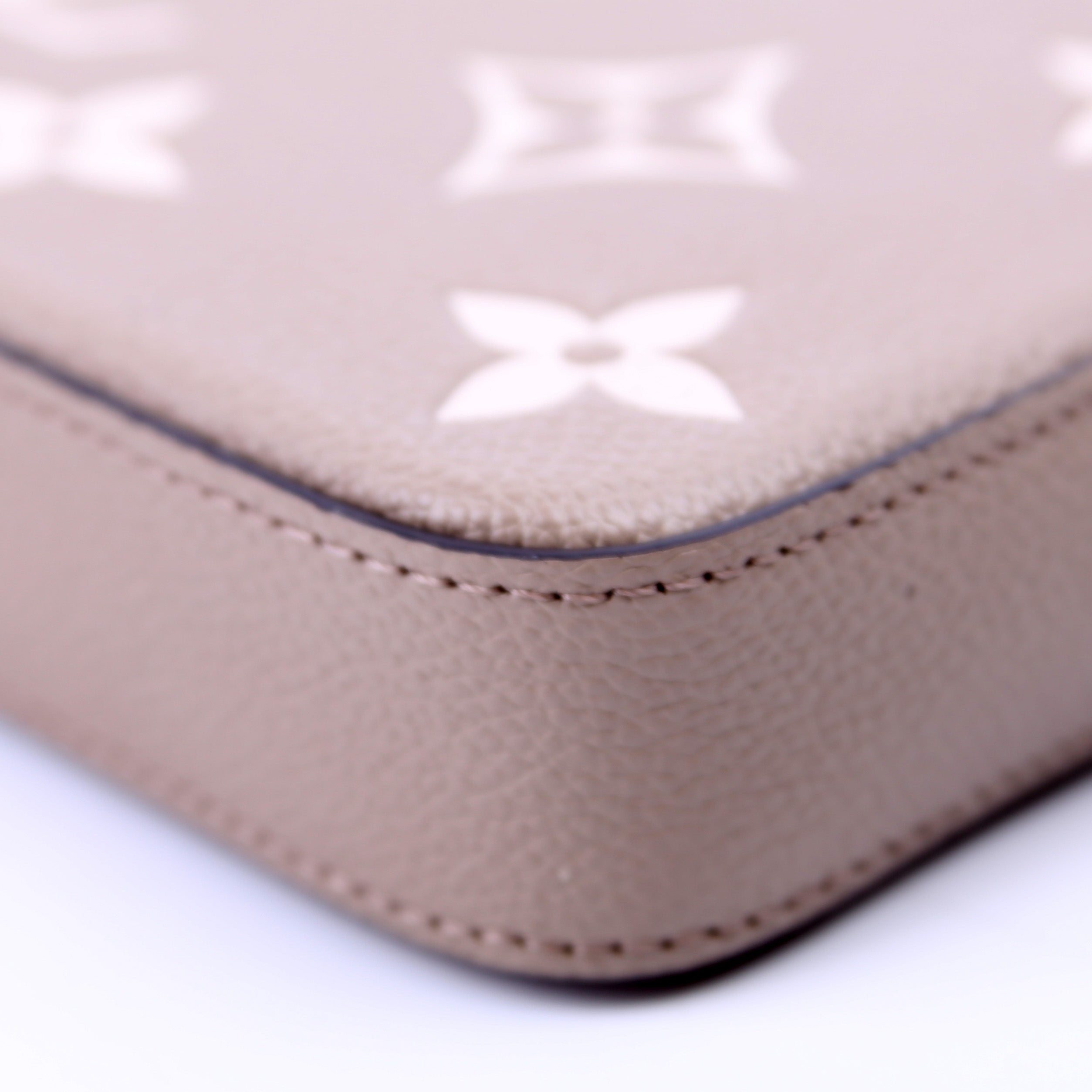 Louis Vuitton Pochette Felicie Bicolor Empreinte Turtledove