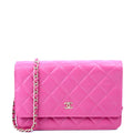 Chanel WOC Classic Quilted Lambskin Pink