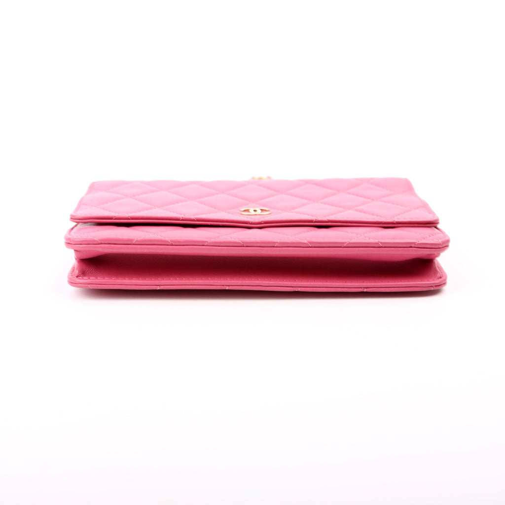 Chanel WOC Classic Quilted Lambskin Pink