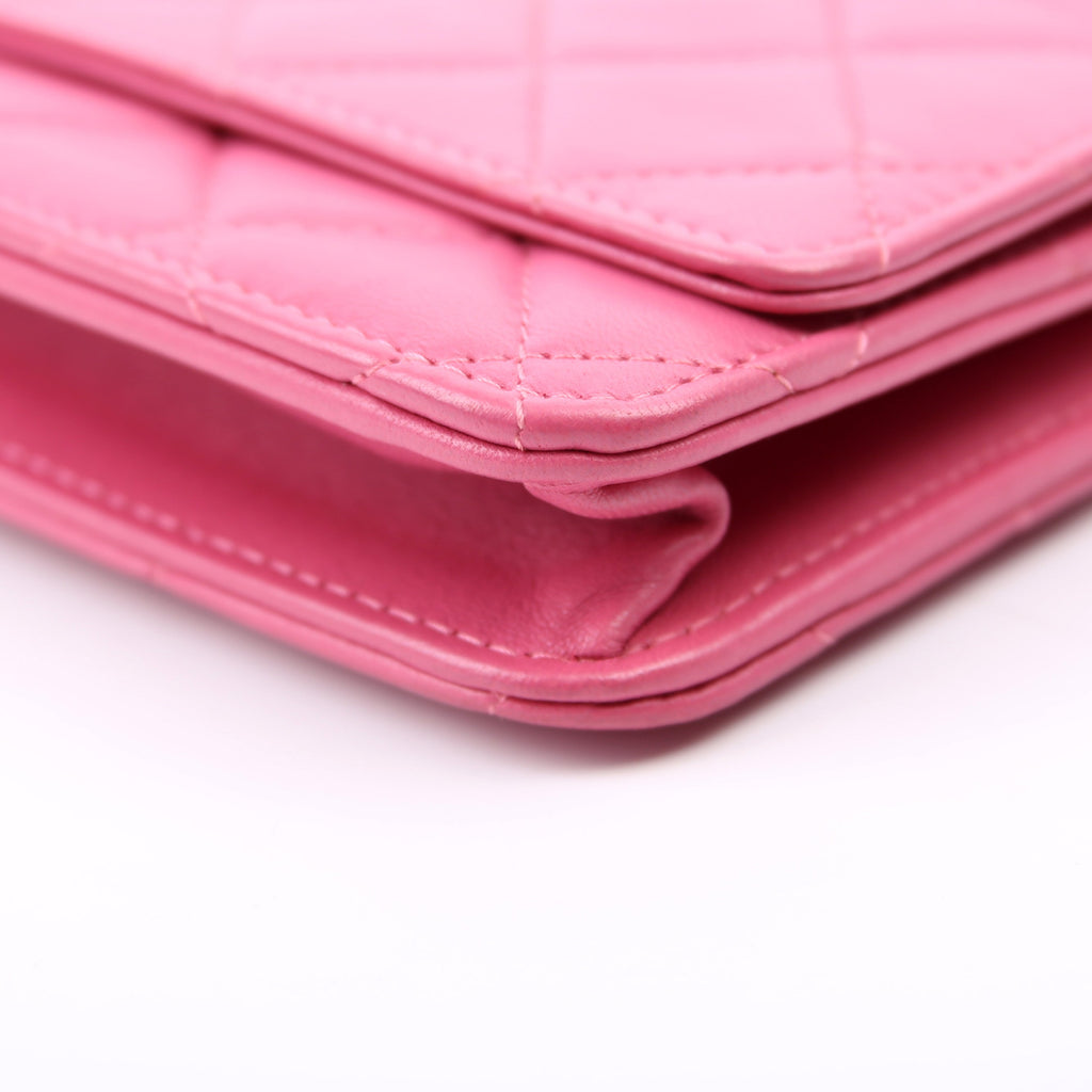 Chanel WOC Classic Quilted Lambskin Pink
