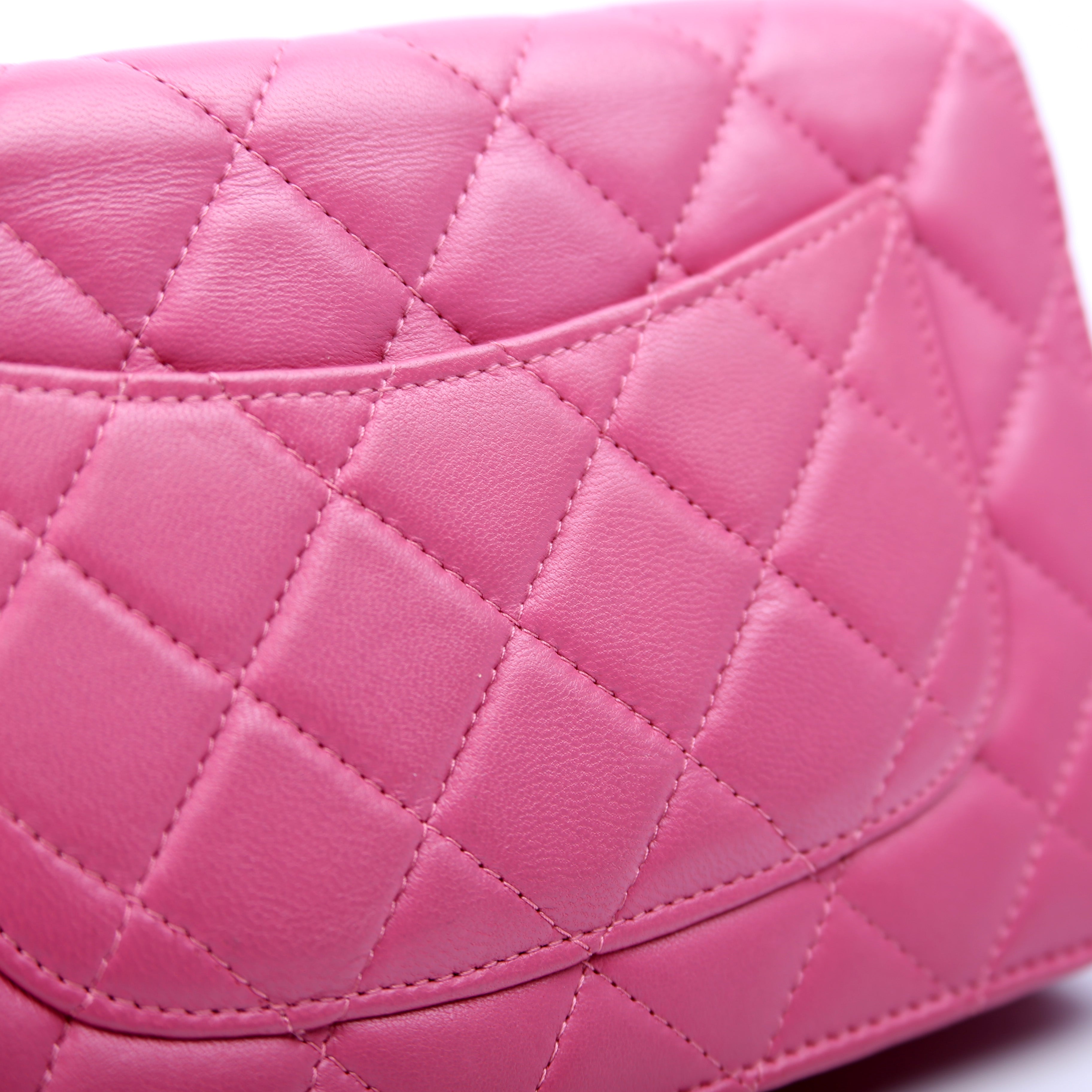 Chanel WOC Classic Quilted Lambskin Pink