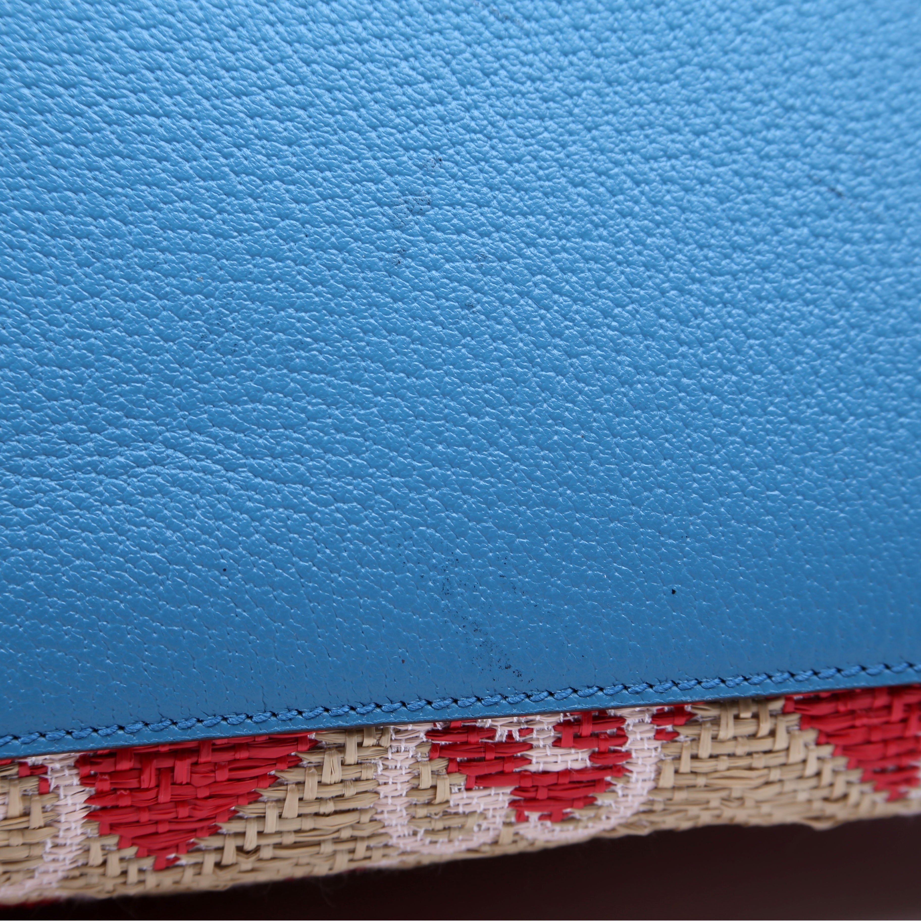 Gucci 631685 GG Raffia Ophidia Tote