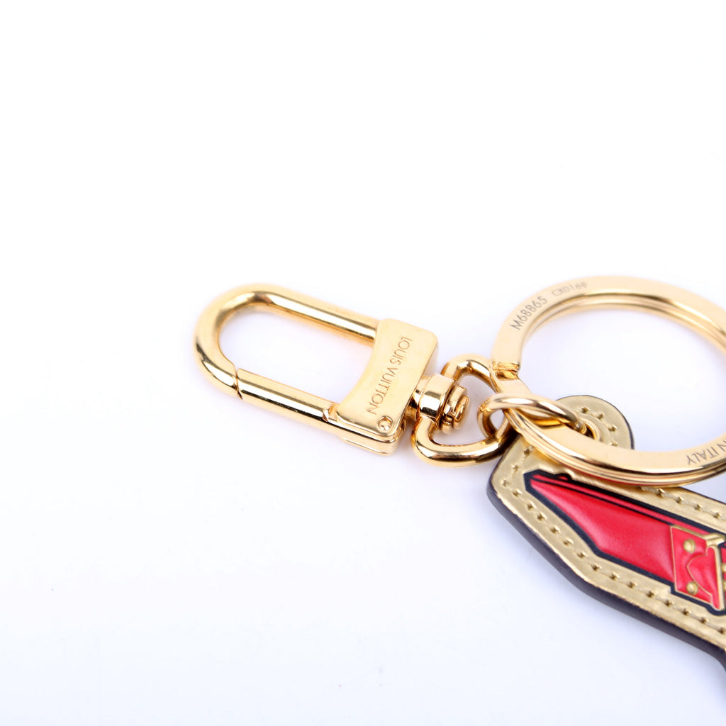 Louis Vuitton 1.1 Millionaire Sunglasses Key Holder Bag Charm Red/Gold