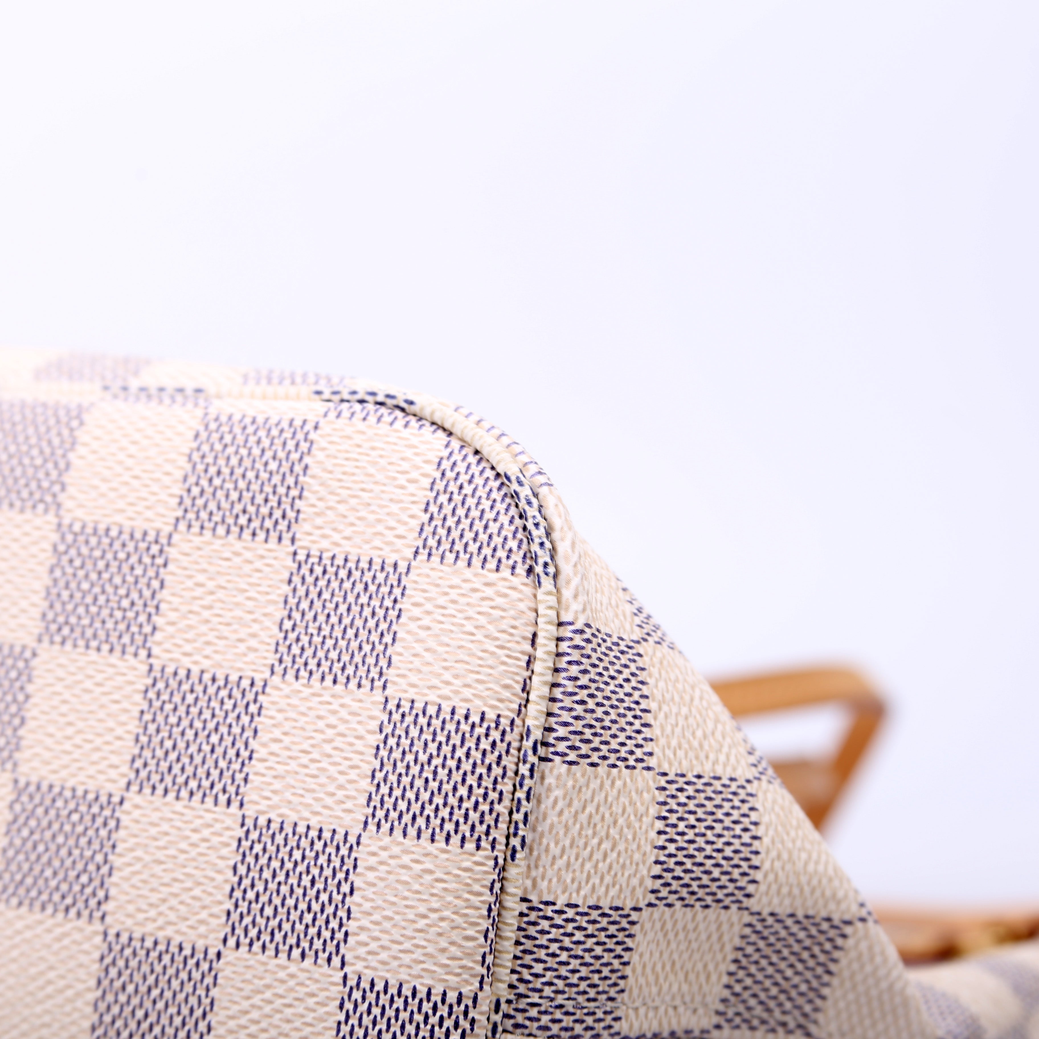 Louis Vuitton Neverfull with Wallet MM Damier Azur