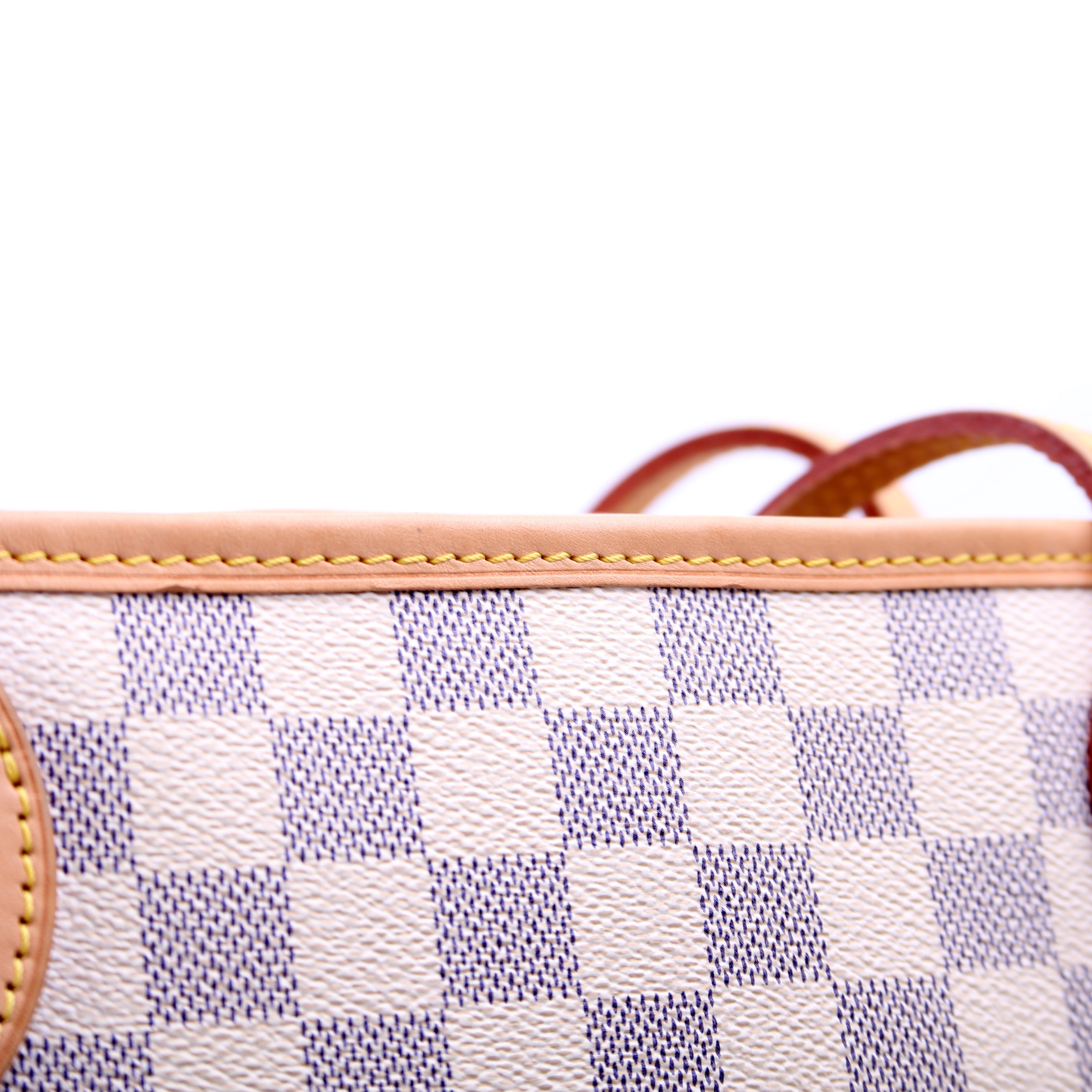 Louis Vuitton Neverfull with Wallet MM Damier Azur