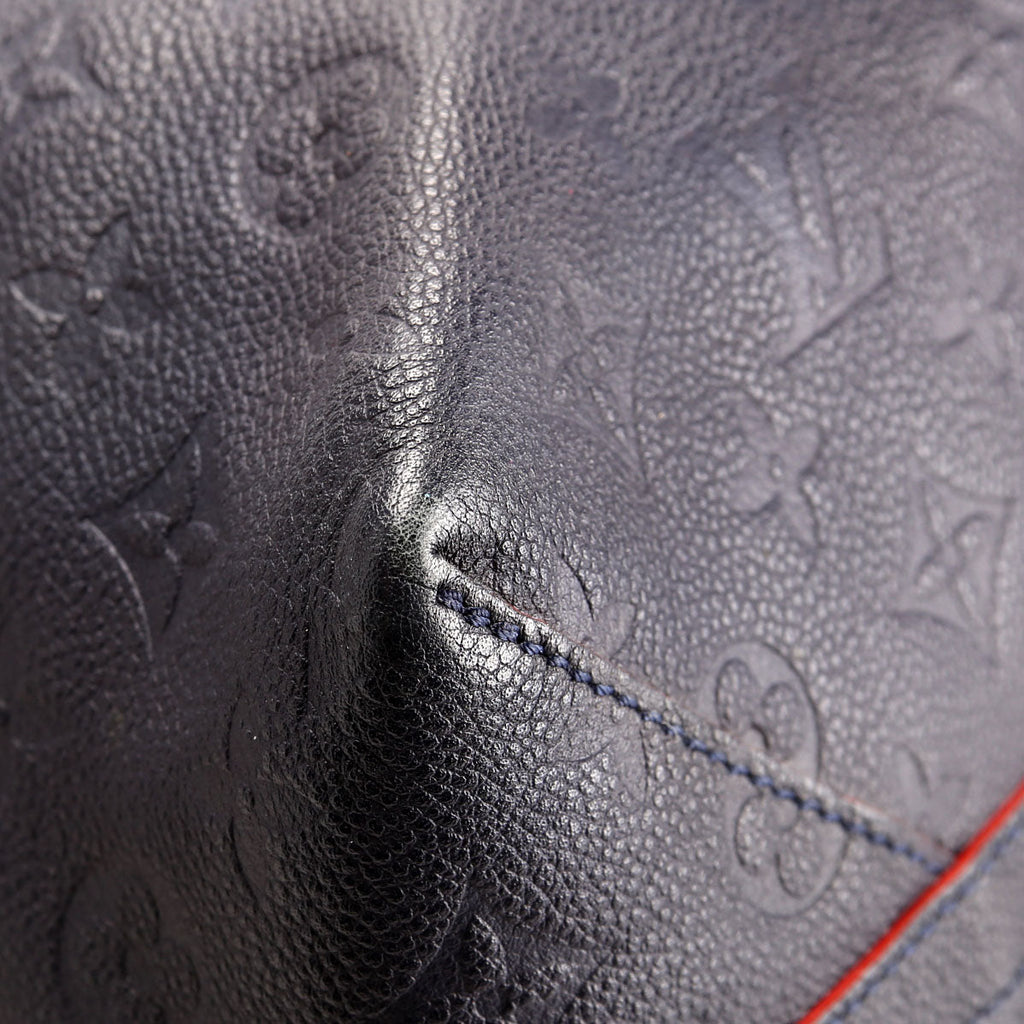 Louis Vuitton Boetie MM Empreinte Navy/Red