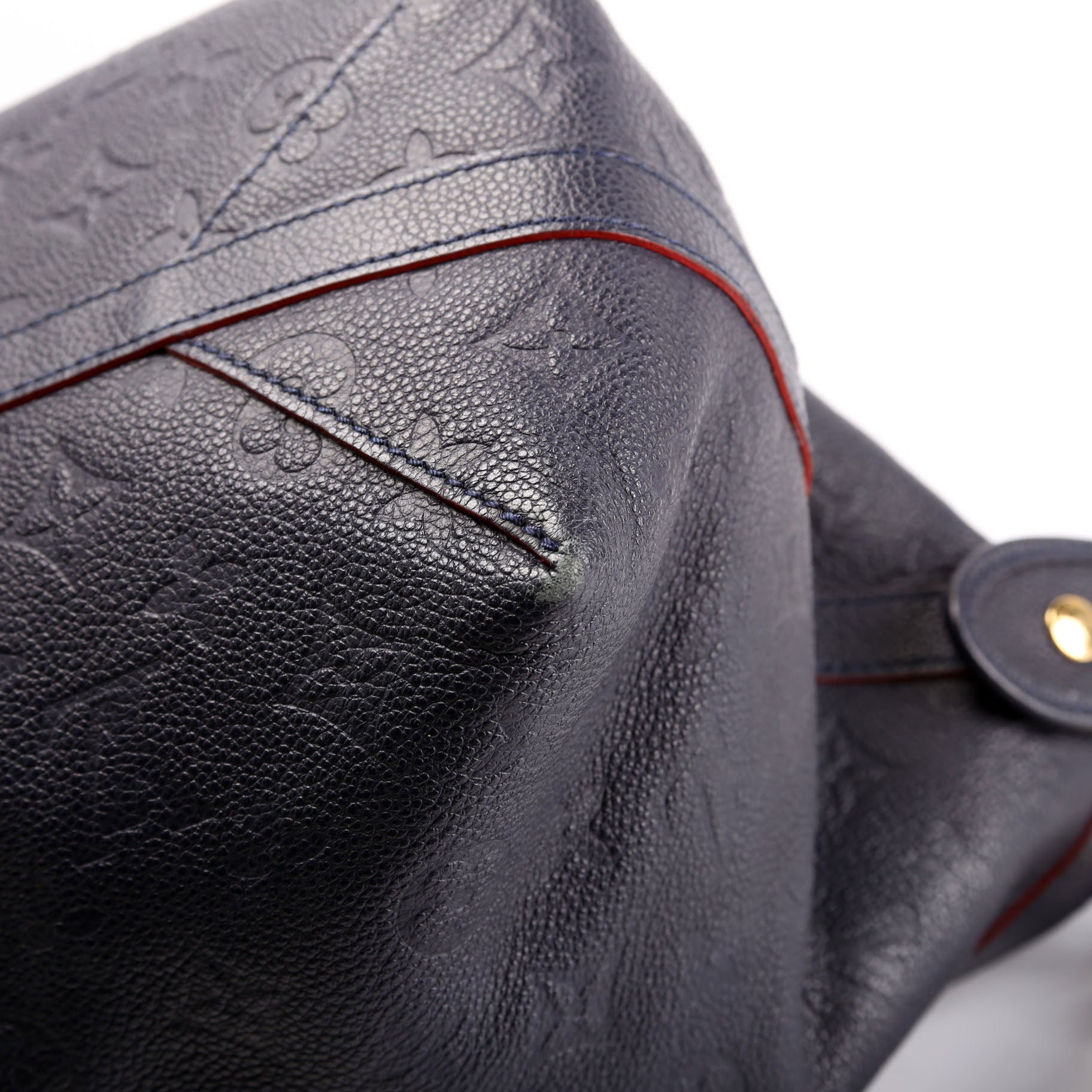 Louis Vuitton Boetie MM Empreinte Navy/Red