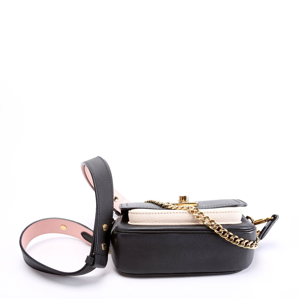 Louis Vuitton Lockme Tender Supple Calfskin Black/Cream