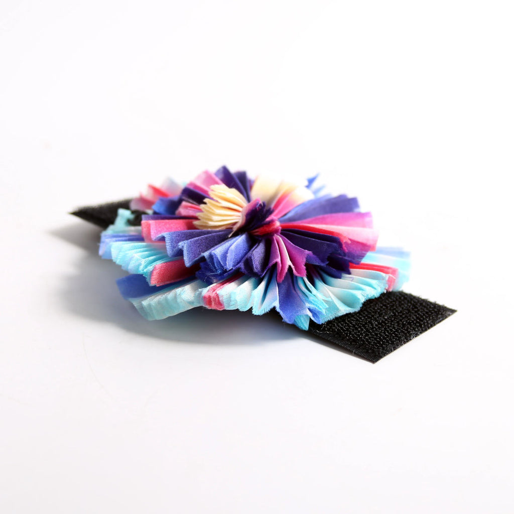 Chanel Camellia Chiffon/Velcro Brooch Multicolor