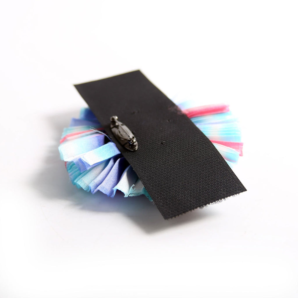 Chanel Camellia Chiffon/Velcro Brooch Multicolor