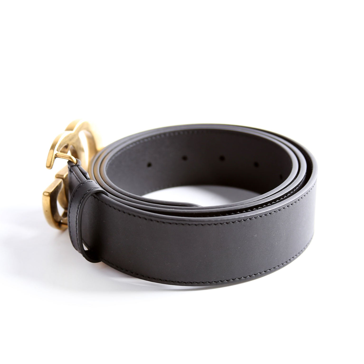 Gucci 400593 GG Marmont Belt Size 110/44 Black