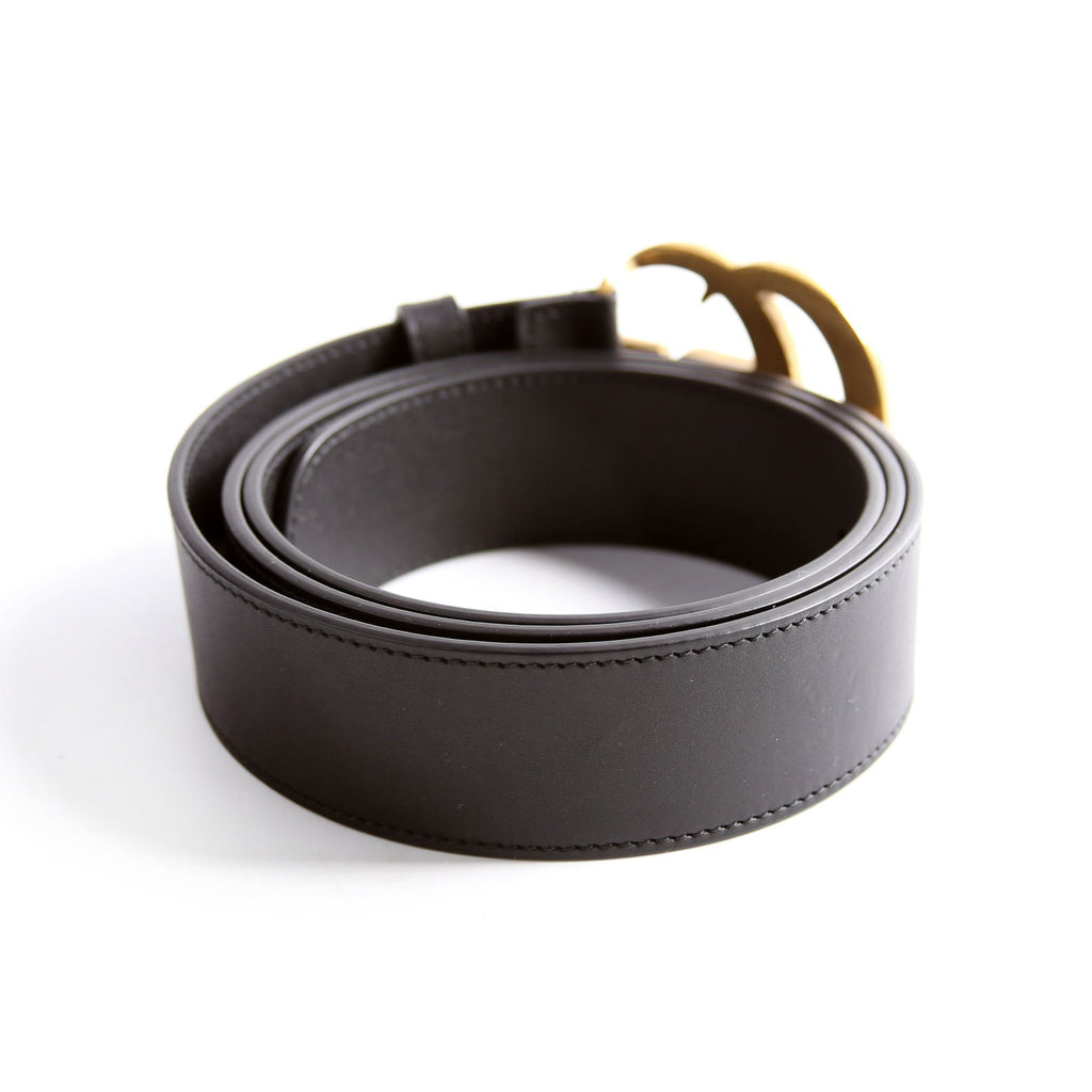 Gucci 400593 GG Marmont Belt Size 110/44 Black