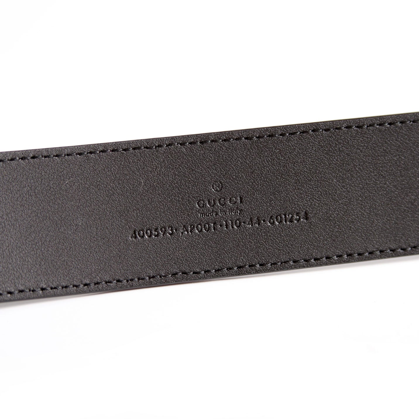 Gucci 400593 GG Marmont Belt Size 110/44 Black
