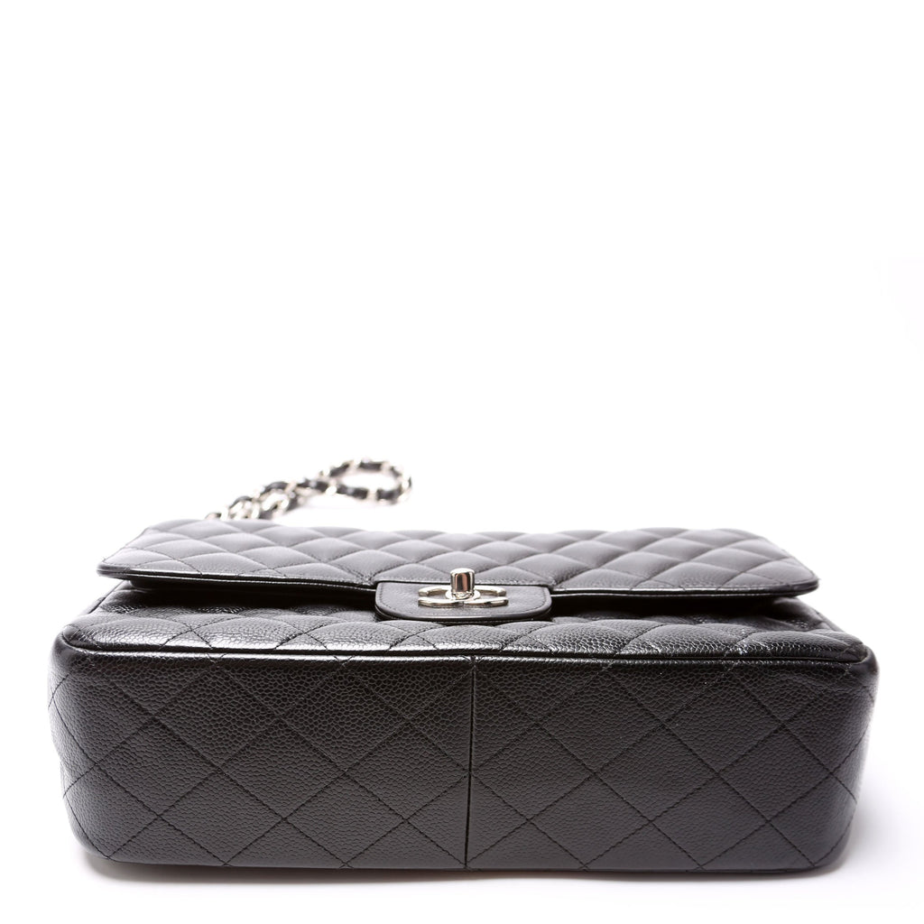 Chanel Classic Flap Jumbo Caviar 21-24M Black