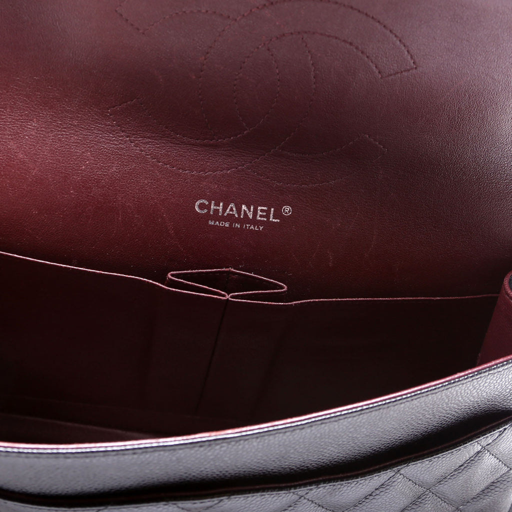 Chanel Classic Flap Jumbo Caviar 21-24M Black