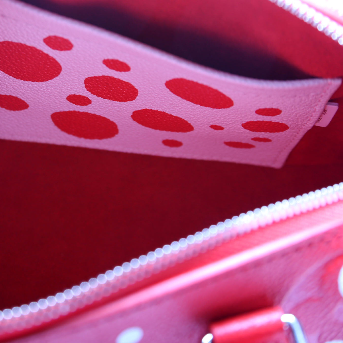 Louis Vuitton Speedy 20 Bandouliere Kusama Dots Empreinte Red