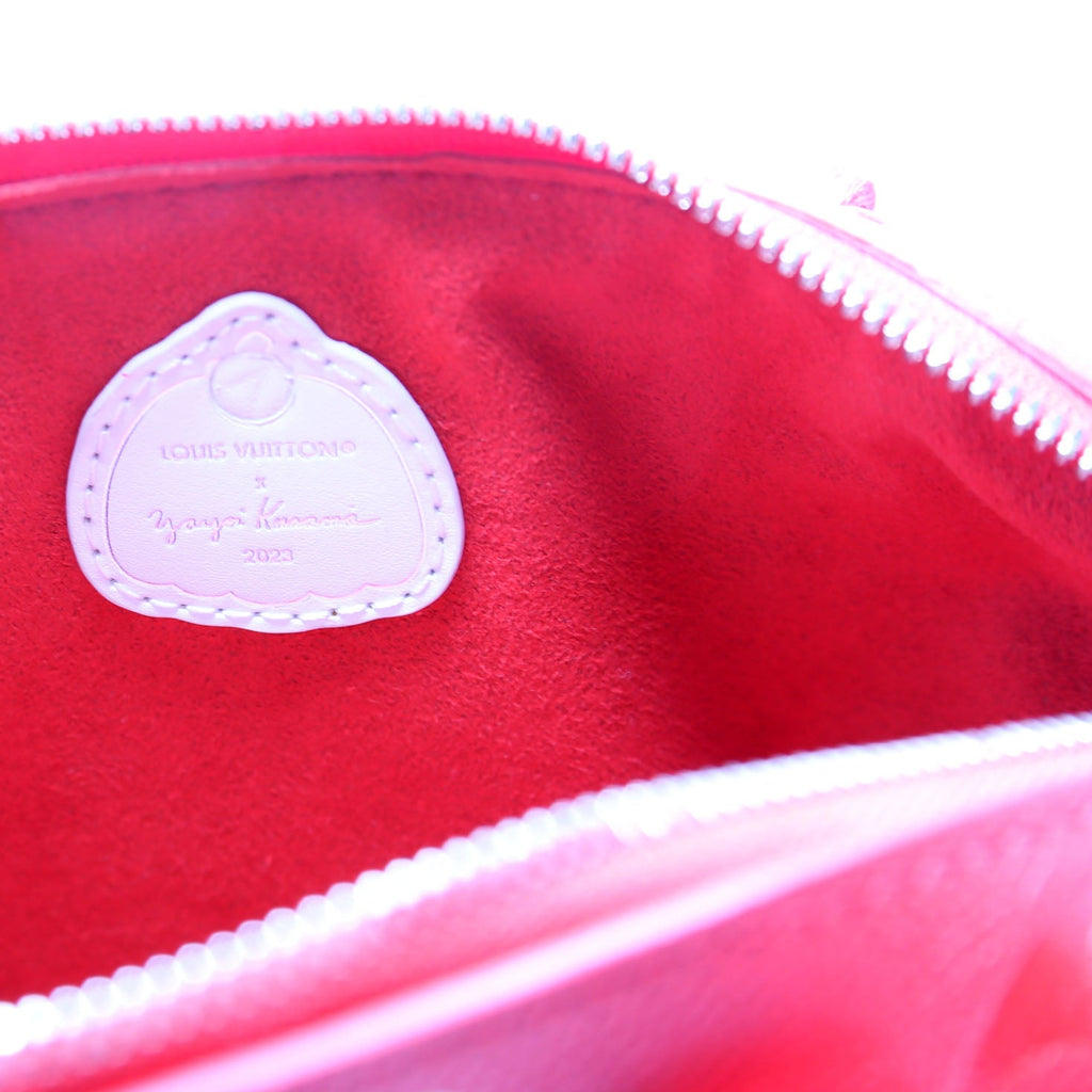 Louis Vuitton Speedy 20 Bandouliere Kusama Dots Empreinte Red
