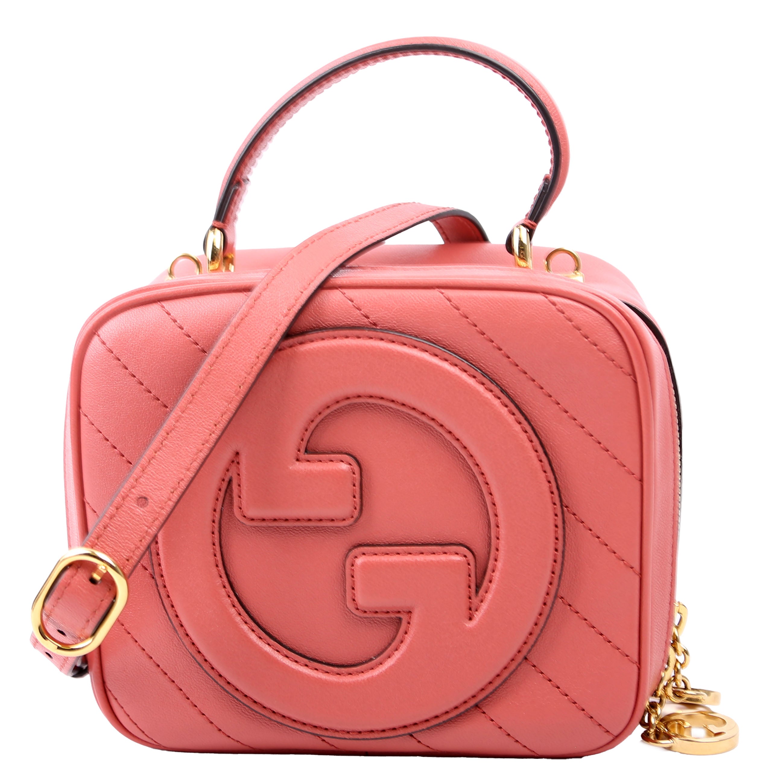 Gucci 744434 Blondie Leather Top Handle Bag