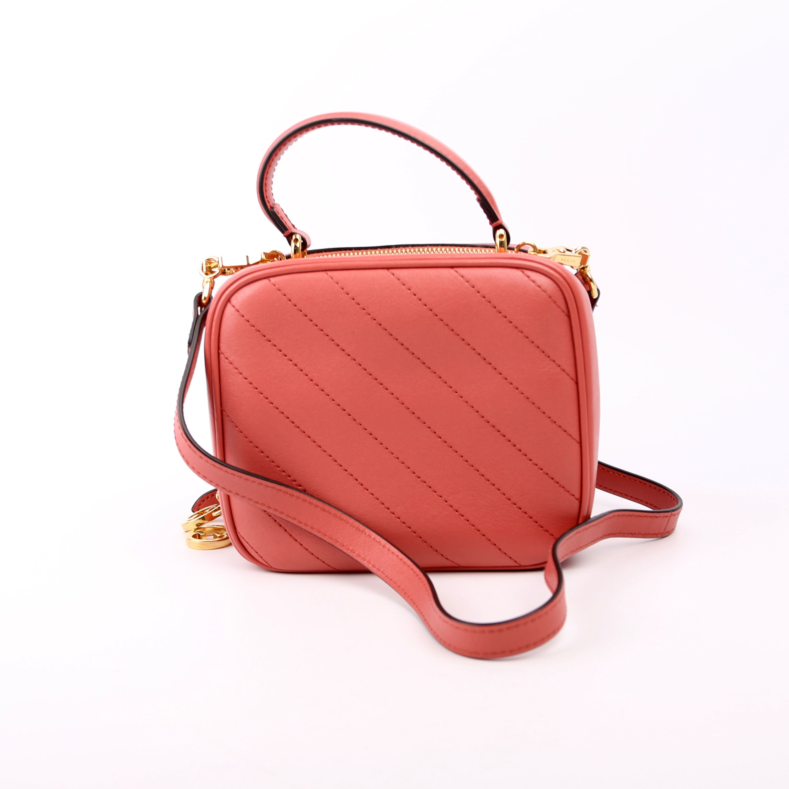 Gucci 744434 Blondie Leather Top Handle Bag
