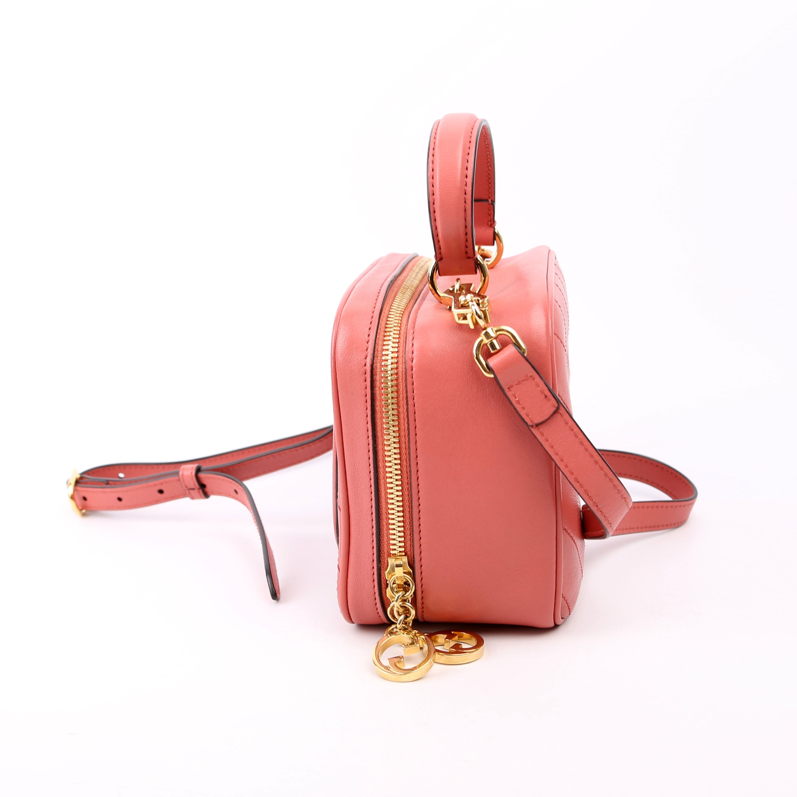Gucci 744434 Blondie Leather Top Handle Bag